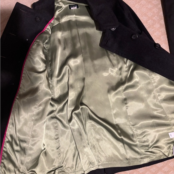 J. Crew Charcoal Double-Breasted Pea Coat - Picture 11 of 14